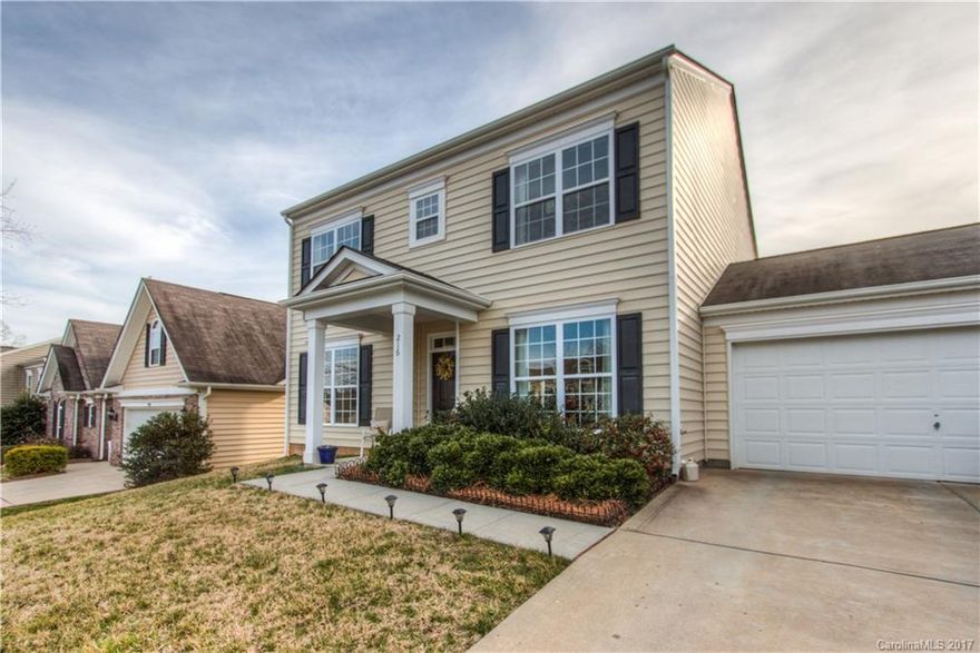 Impressive 2 story in Rhyne's Trace!The gracious front porch welcomes you. Enjoy the openness and light throughout the home! High ceilings add to the spaciousness.  Open living, breakfast and kitchen flow so well. Drop zone from garage.Loft upstairs for second living area or play space.Spacious master with ensuite and walk-in closet. Large fenced backyard with patio. So convenient to DT Mt Holly, I-85/485, USNWC, Airport.