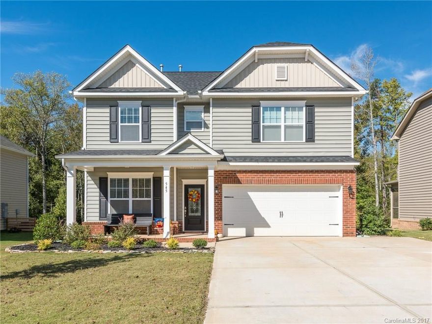 Gorgeous home in sought after Tullamore neighborhood featuring 3 bedrooms, 2.5 baths + loft & sunroom. Gas log fireplace in family rm with open floor plan featuring 5" hand scraped hardwoods & tile throughout.  Beautiful granite countertops in kitchen & baths. Study/living room has french doors. Patio has gas line for grill hook up perfect for outdoor entertaining. Backs up to wooded area/common space. Spacious loft and huge master suite with large bath.  Seller is licensed NC real estate agent.