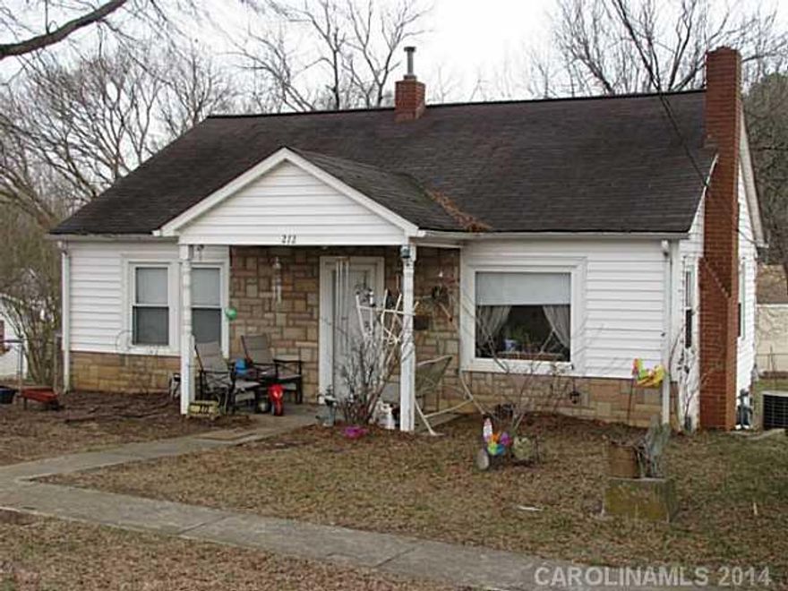 Original hardwood floors in living room and bedrooms.. Home outside access basement which could be finished out for additional sq ft. Big back yard with storage shed. 1 Car carport. Convenient to shopping and business. Selling as is. Buyer financing fell through.