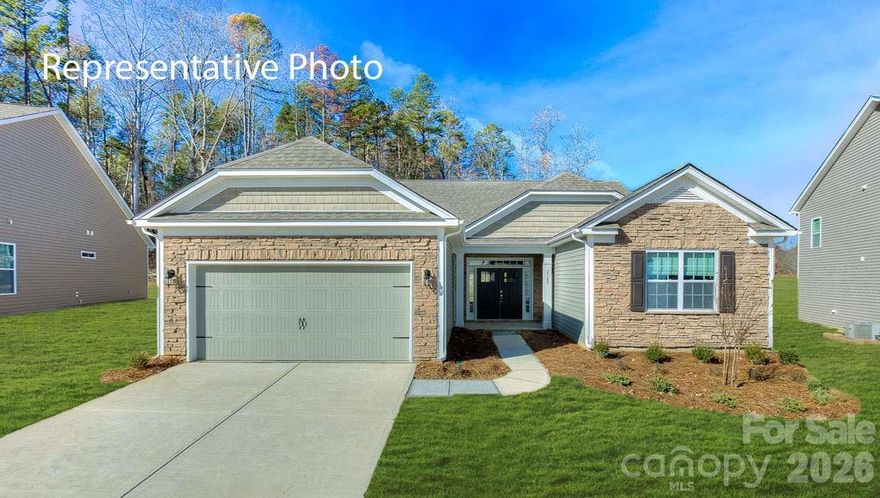 Come see 3043 Eclipse Court located in Indian Trail, NC. Separate kitchenette area and bedroom for in laws.  

The Coastal is a thoughtfully designed home that blends comfortable main-level living with flexible spaces to fit a variety of lifestyles. This inviting plan offers an open layout with well-defined living areas and optional spaces that allow the home to grow with you.
The welcoming front porch and foyer open into a spacious, light-filled main living area. At the heart of the home, the expansive family room flows seamlessly into the dining room, breakfast area, and kitchen—creating an ideal setting for everyday living and entertaining. The kitchen features generous counter space, a pantry, and a functional layout that keeps everything within easy reach, while the adjacent breakfast area offers a cozy spot for casual meals.
The primary suite is conveniently located on the main level, providing a private retreat with a spacious walk-in closet and an en-suite bathroom designed for comfort and ease. This home also has a flex-gen suite with it's very own entrance. To include a bedroom, full bath, kitchenette, and separate living room. A centrally located laundry room and drop zone add everyday convenience and organization. This home will not last long.