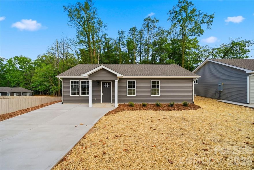 New construction 3-bedroom, 1-bath home in Hickory! This home features an open floor plan that creates a bright and functional living space. The kitchen includes modern stainless steel appliances, beautiful granite countertops, and a convenient walk-in pantry, making it as practical as it is inviting. The primary bedroom offers a spacious walk-in closet, and a laundry space is conveniently located in the hallway. The bathroom is designed with an additional sink and mirror area with a pocket door to provide extra convenience space and privacy for daily routines. Situated in a desirable location close to restaurants, local shops, and a grocery store, providing easy access to everyday conveniences. Don’t miss this opportunity to own a brand-new home in a great location!