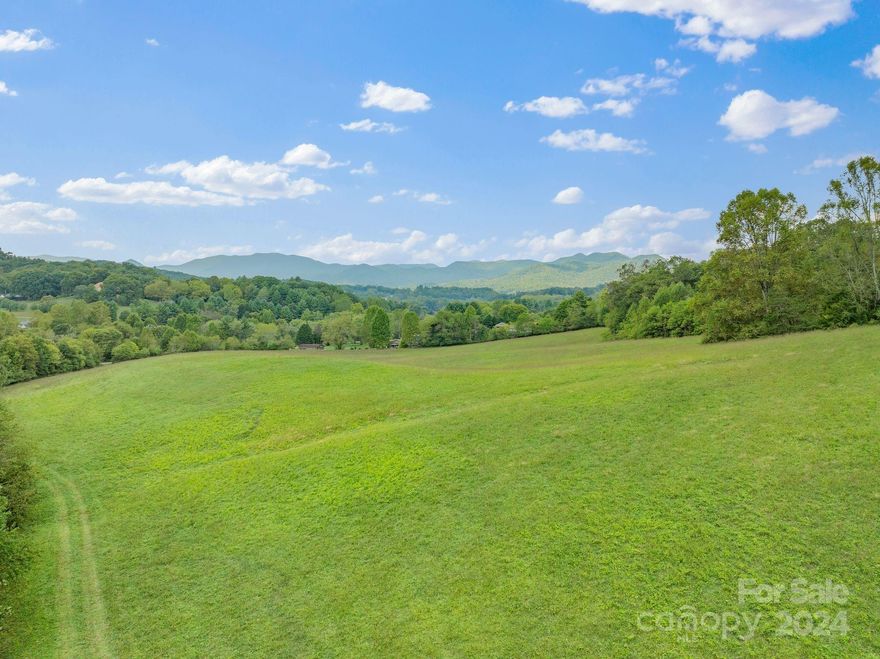 Perfectly set on +-74 acres with beautiful pastures, this exceptional mountain land offers a great opportunity for an authentic mountain farm! The rolling pastures are the true highlight of the property, offering endless mountain views along with well-manicured areas that have a gentle topography. Other natural features include plentiful wildlife, creeks and springs, hardwood and pine forests, and views! Multiple potential home sites can be selected throughout the property, offering plentiful options for subdivision, a family compound, also long-term investment value. The c.1890s farmhouse offers nostalgia and authenticity, and is ready for your personal updates to modernize the home. The old homeplace sits just off the state-maintained, paved road for easy access to downtown Franklin and US 441, both only minutes away. All considered, this gorgeous land offers an excellent opportunity to own coveted rolling pastures with both privacy and convenience, a rare combination on the market!