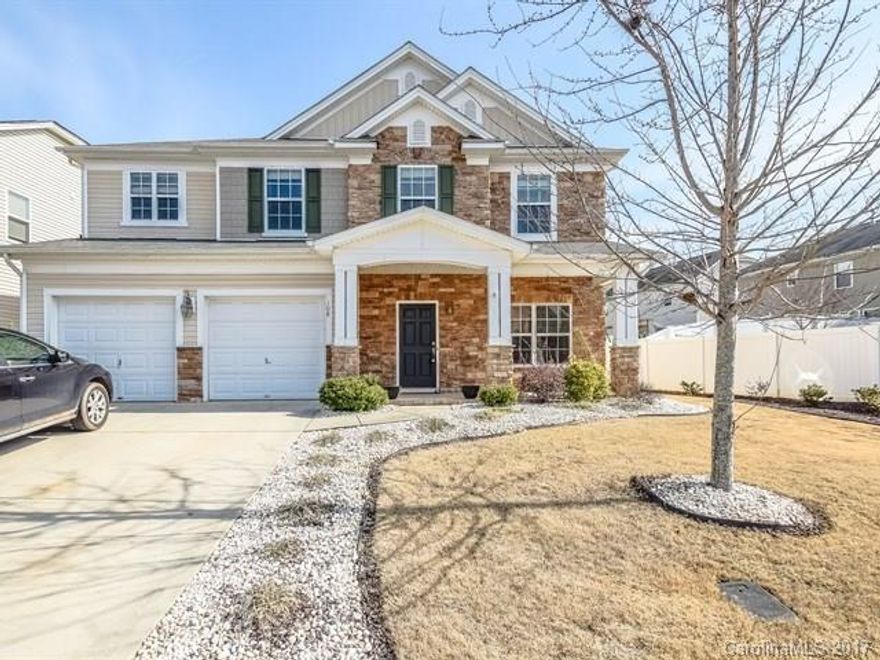Large 3 bedroom home with Huge Bonus Room, fenced back yard with very inviting patio for family events and entertaining.  Granite counter tops, great schools and convenient location to I77, shopping and restaurants.