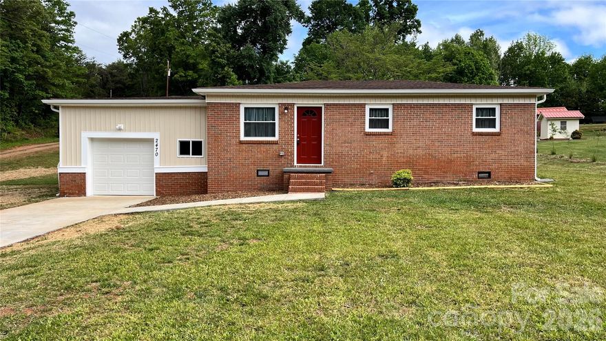 Fully Renovated Home in the Startown community within walking distance from Startown Elementary School. This fresh 3 bedroom 2 bath home offers an open living space with new kitchen cabinetry with slow close doors, new Stainless Steel Appliances, large dining island with Butcher block top and pantry storage. Flowing in the hallway you will find the main bathroom with tub shower and built in linen storage, 2 bedrooms suited with ample closets and a large master bedroom with a walk in closet with a master bath with tub shower. Attached is a garage that gives room for storage and parking a vehicle also a heated utility room with laundry hookups. Enjoy .48 acres of space with a back patio and big back yard. This home has Updated, electrical, plumbing, and HVAC. The new appliances come with a 5 year warranty that will start with the new owner! Delight yourself in a home that is nestled in a growing area minutes from stores, restaurants and Hickory activities while in a quiet setting.