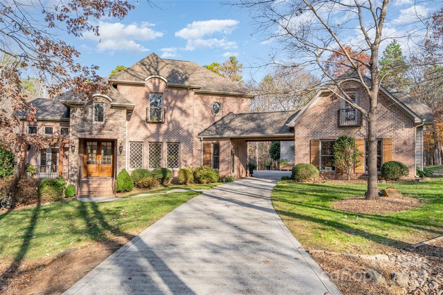 BEAUTIFUL PRIVATE ESTATE!! WATCH VIDEO TOUR! (if on Zillow, go to facts & features - see more) This is a rare opportunity to live in Deerfield Plantation, one of Union County's most sought-after equestrian communities! Home is located just outside Waxhaw's taxation area & minutes from the incredibly charming downtown area. The custom-built Old World home sits on 2.5 acres and features a FULLY REMODELED guest house private from the main estate which includes full bath and custom vanity with tile surround plus custom storage & sleeping alcove located over the 2-car detached garage. Inside the home features a chefs dream kitchen, stacked stone fireplace, formal dining & breakfast rooms, and primary suite on main. Upstairs, there are two additional bedrooms and third guest room/loft. The property includes an attached 1 car garage + 2 car detached garage, as well as a charming porte-cochere. Enjoy the beautifully landscaped yard from two covered porches with lush grassy area fully surrounded by trees for ultimate privacy. Meticulously maintained, this home has seen numerous updates: 2014 HVAC, well system, water treatment, countertops, lighting, shower doors, and paint; 2016 new roof; 2018 encapsulated crawl space; 2020 expanded leech field, Sub-Zero refrigerator, cypress Pergola, and new flooring. This home is a must-see to appreciate it's charm, privacy and architectural detail! VIEW FULL LIST OF UPGRADES & FEATURES IN ATTACHMENTS