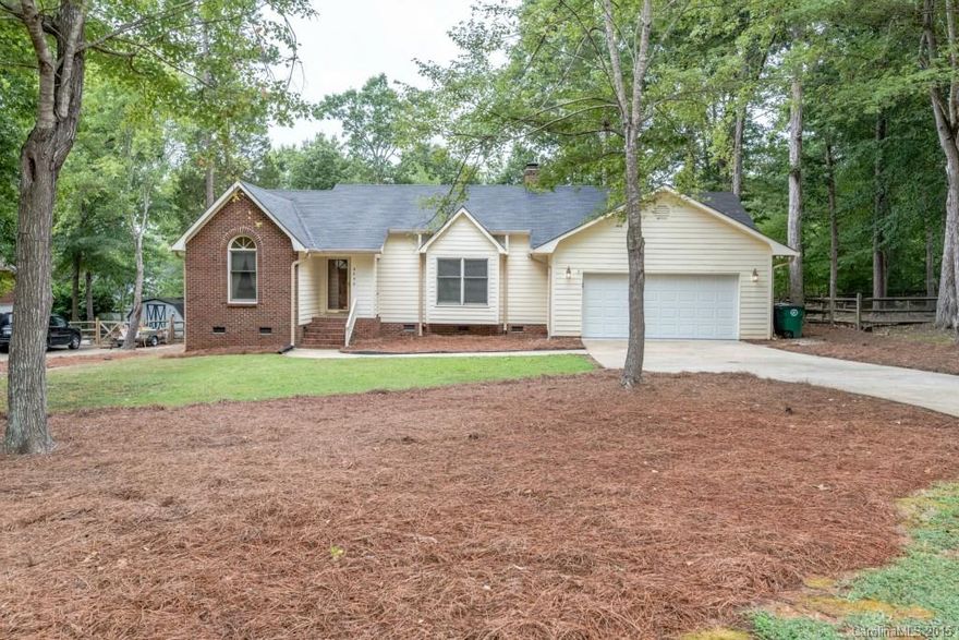 This split floor plan ranch home is absolutely stunning!  Beautifully updated kitchen and bathrooms, high-end laminate throughout, brand-new light fixtures...etc.... You won't want to wait on this home!  Situated on half an acre, this home features beautiful trees and a large back yard!  Piedmont school district!  This home is completely wired for ethernet!