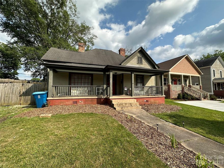Historic home that is surrounded by the West Square without actually being subject to the historic Restrictions of it. When the historic districts were formed, the properties on the corners of Marsh and Church refused to join and they aren't actually located in the District and do not have to follow the Restrictions. 2 bedroom 1 bath home with beautiful original Yellow Pine Hardwood Floors. This Home is 4 blocks from the Bell Tower Green Park in Salisbury. Convenient to Downtown Shops, Restaurants, and all the amenities that Historic Salisbury has to offer. This home is in need of some repairs.(You would too if you were almost 120 years old lol) Home is being sold "as-is".This home wants a new owner to bring it to its fullest potential and restore it to glory.