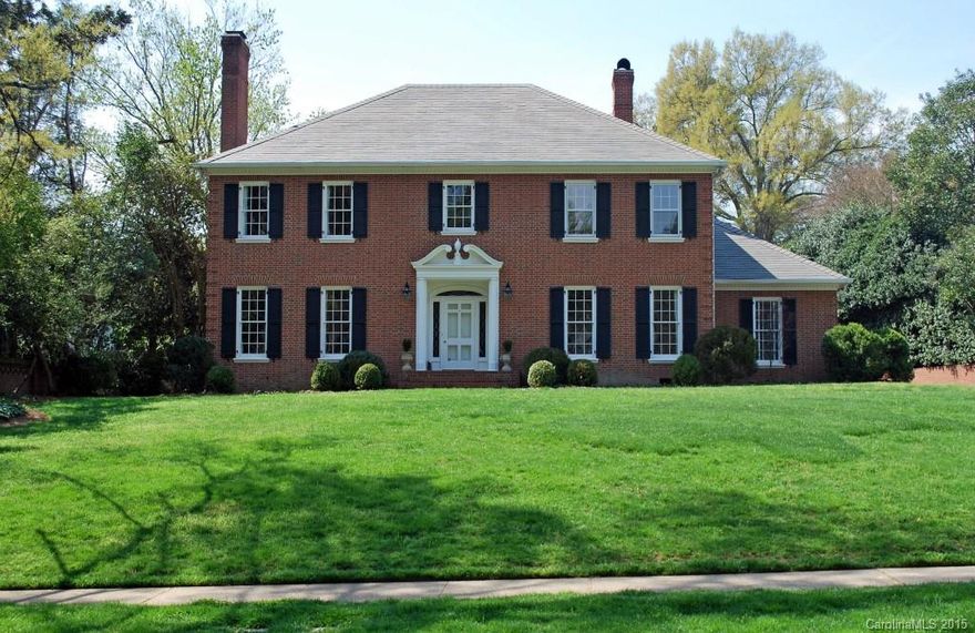 This traditional 2-story brick home is situated on a beautiful lot with mature landscaping. There is meticulous attention to detail throughout this home that features 5 bedrooms, 5 1/2 baths, an elegant formal living and formal dining room, large Great Room with paneled walls & fireplace, remodeled basement serves as a bonus room, and a spectacular gourmet kitchen with top-of the-line stainless appliances, center island, granite countertops, large walk-in pantry, and a built-in office area.