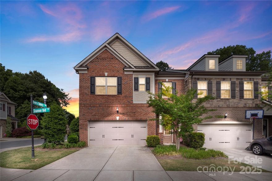 Modern & Stylish End-unit townhouse featuring 3 bedrooms and 3.5 bathrooms in the Central Park gated community. The main level offers a great open floor plan with light-filled living spaces with laminate wood flooring, large windows, and a stone surrounded gas fireplace. The spacious kitchen boasts quartz counters, wood-finished cabinets, stainless steel appliances, island with eat at bar, a dedicated pantry, and a custom tile backsplash. The breakfast nook and dining area provide the perfect place for a quick meal, or formal dinner! The large primary suite includes a tranquil sitting area, direct balcony access, a spacious walk in closet, and an ensuite bath with dual vanities, and shower with a rainfall showerhead. Each of the secondary bedrooms is generously sized, and inclusive of their own full bathroom! Outside, enjoy your screened patio perfect for relaxing! Great location with shopping, restaurants and entertainment only minutes away!