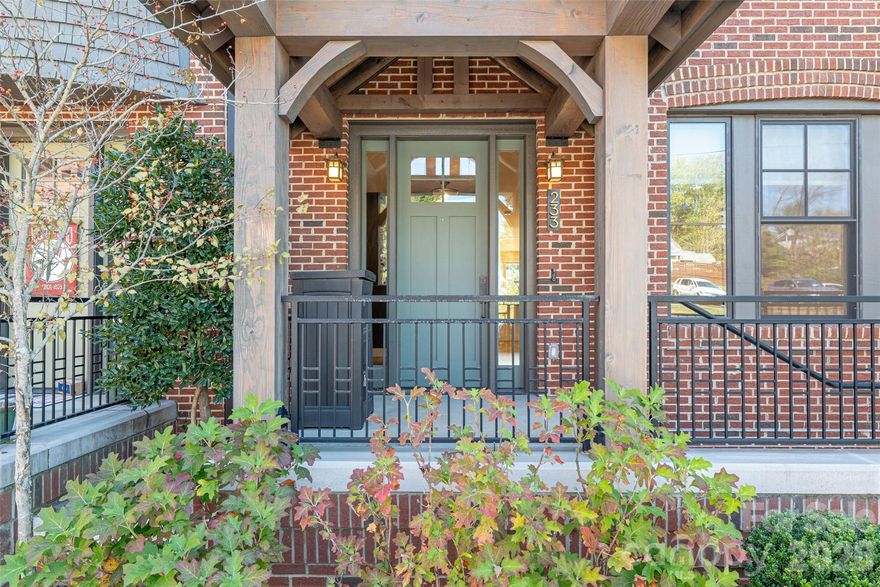 Enjoy soaking in the hot tub on your private rooftop terrace surrounded by trees, a beautiful greenway, the historic community of  Montford, and vibrant downtown Asheville.  This luxurious townhome is a convenient .2 to .3 miles to Whole Foods, Trader Joes, Harris Teeter; and a very short distance to award-winning restaurants, theaters, and Asheville's expansive array of eclectic attractions.   Don't forget your morning coffee across the street at High Five and, of course, your crafted cocktail and live music at Little Jumbo, right next door.  This warm and exceptional home was inspired by brownstone living, and offers your own private elevator to reach all three of your top living spaces, adorned with welcoming elegant hardwood floors.  Custom closets & cabinetry--radiant heat to warm your bathroom flooring--ALL accentuate the warmth and beauty of this lovely home to enhance your luxurious urban living experience.