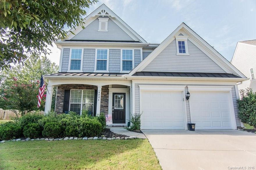 Cul-de-sac lot with private backyard and huge deck for entertaining. Hardwoods on main, custom backsplash, two story great room w/gas log fireplace, crown molding throughout, tray ceiling in master, 2nd floor laundry w/cabinets. Gourmet cabinets, TONS of natural light, custom blinds.