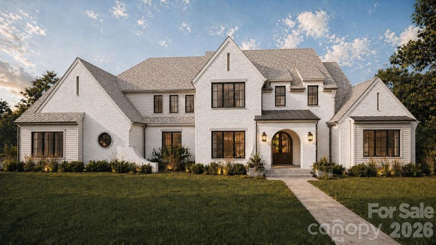 6BR/6BA new construction in Olde Cotswold designed for seamless indoor-outdoor living. Main-level primary suite with vaulted ceilings and steam shower, plus secondary laundry. Rec room opens directly to pool, cabana, and outdoor kitchen with dedicated pool bath access.
Kitchen includes scullery, separate pantry, and high-end appliances. Upstairs features four bedrooms, additional laundry, and hidden-door lounge with dry bar. 3-car garage, motorized screens, and spacious lot in a prime central location with top-rated schools.