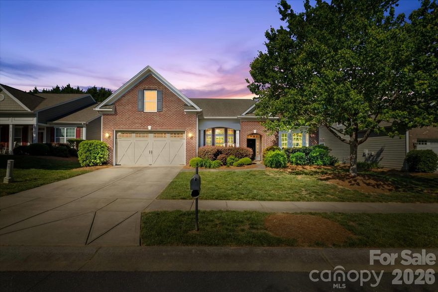 Welcome to this beautifully designed ranch-style home featuring the sought-after Cynthia floor plan, offering the perfect blend of comfort and versatility. The thoughtfully designed split-bedroom layout provides privacy, while the spacious great room and dedicated dining area create an inviting space for both everyday living and entertaining.

A flexible front room can easily serve as a home office, study, or additional living space, while the bonus room over the garage—adds even more functionality.

The heart of the home is the expansive kitchen and breakfast area, which opens directly to a screened inporch—perfect for relaxing or enjoying your fully fenced backyard.

Additional highlights include durable siding, irrigation, a cozy gas fireplace, and recent upgrades such as a new dishwasher and gas stove.

Enjoy low-maintenance living with HOA services that include lawn care, as well as Spectrum internet and cable.

Ideally located in The Vineyards on Lake Wylie, this home offers access to a vibrant community with exceptional amenities and a lifestyle you’ll love.
