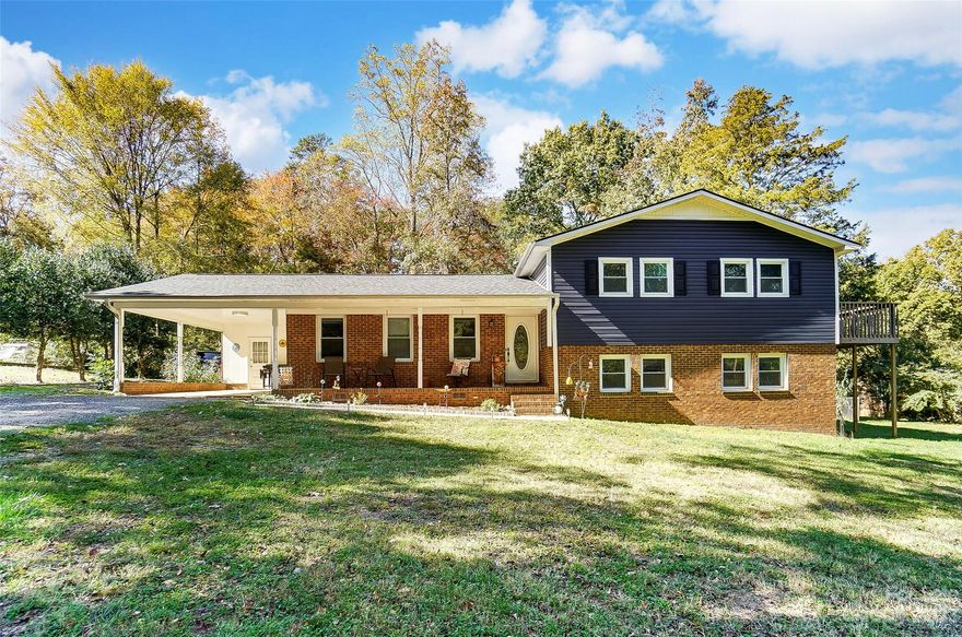 Welcome Home!  This amazing house was built in 1973 and still keeps its charm and character, all while undergoing a complete renovation.  If you are looking for a move-in-ready house, your search stops here.  Roof 2018, Kitchen remodel with custom cabinets, stainless steel appliances, granite countertops, recessed lights in 2020, LVP flooring throughout in 2020, HVAC in 2020, new deck off primary suite in 2020, all new windows in 2021, new siding in 2021.  What more could you ask for in a 3 bed 2.5 bath tri-level house with 2190 sq. ft. of entertaining on .74 of an acre, with refrigerator, range, washer, and dryer to convey? This home is located perfectly between Concord and Mount Pleasant with a country setting with all the conveniences of dining and shopping with easy access to both Hwy 49 and I-85. The only piece missing from this house is YOU!