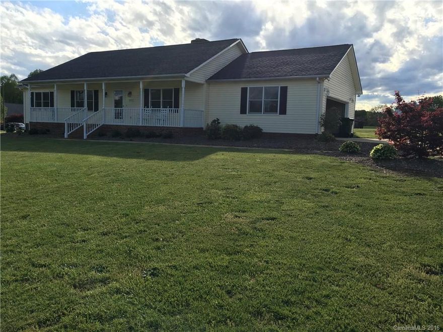 Well Maintained home on 2.17 acres with in ground salt water pool.  Home has many upgrades and sits on a large corner lot. Large eat in Kitchen, stainless steel appliances, custom cabinets,  silestone countertops, ceramic backsplash, ceramic tile in kitchen and  baths, solid hardwoods.  Roof was installed December 2015.  Pool has been upgraded to salt system with newer iron fence, newer decking and concrete. Large master bedroom with walk in closet.  Home is in a well established neighborhood.