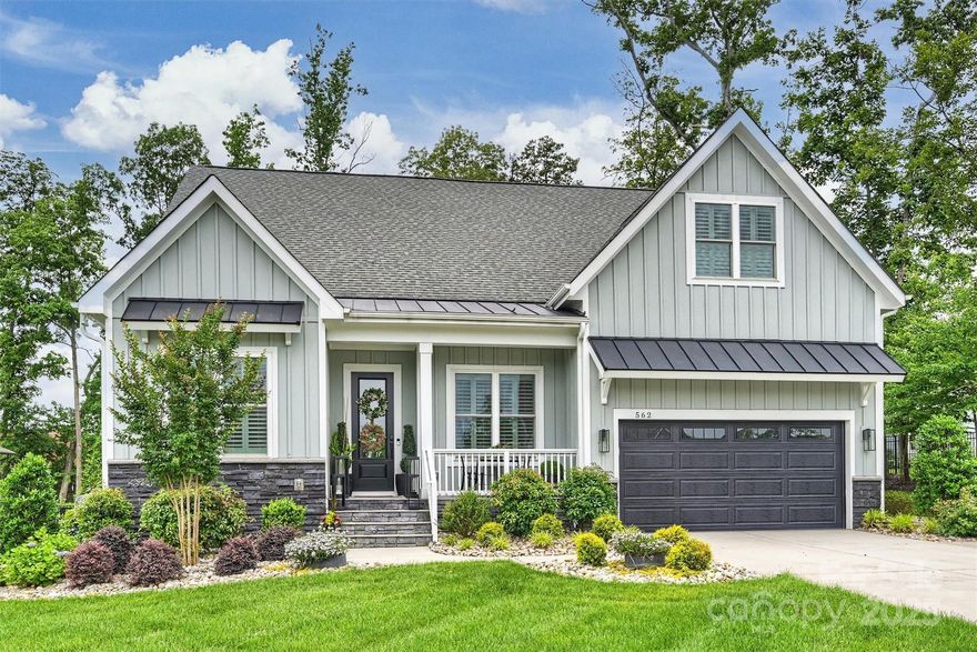 This home is a showpiece with top-tier upgrades in an unbeatable location. Inside you will find Restoration Hardware lighting and mirrors, beautiful hardwood floors,10-foot ceilings and 8-foot doors on the main floor, downstairs office with closet, & plantation shutters throughout! The kitchen includes a Wolf range, double ovens, an oversized island with built-in ice maker, wine fridge, and walk-in pantry. A drop zone features built-in lockers, sink, and laundry area. Year-round outdoor living in the screened porch that seamlessly connects to a custom designed heated and cooled salt water pool with marble and natural stone pool decking. Every inch of the professionally landscaped property has been thoughtfully designed and includes an extensive outdoor lighting package. So many more unique features. Located just steps from the Catawba Ridge shopping plaza—currently under construction—offering future access to grocery, dining, and retail. Current property taxes are SC non-resident rate