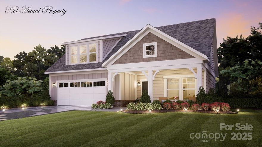 This thoughtfully designed Promenade plan is perfect for entertaining! Featuring a deluxe owners suite with zero entry shower, vaulted ceiling and access to private garden courtyard, gourmet kitchen and den.  This beautiful home also includes a bonus suite with large living area, bed/bath that is completely private and perfect for guest/family on an extended stay! The Courtyards at Quail Park is a boutique neighborhood featuring luxury ranch homes designed for effortless living. Enjoy thoughtfully planned amenities that enrich everyday living--Community clubhouse with a fitness facility, a resort-style pool and pickleball court for fun and relaxation and scenic walking trails and a pedestrian connection to Mint Hill Veterans Memorial Park. Epcon Communities are intentionally designed to bring people together. Whether you're gathering at the clubhouse, enjoying the walking trails, or relaxing in your private courtyard.  Estimated completion early Q1 2026 **