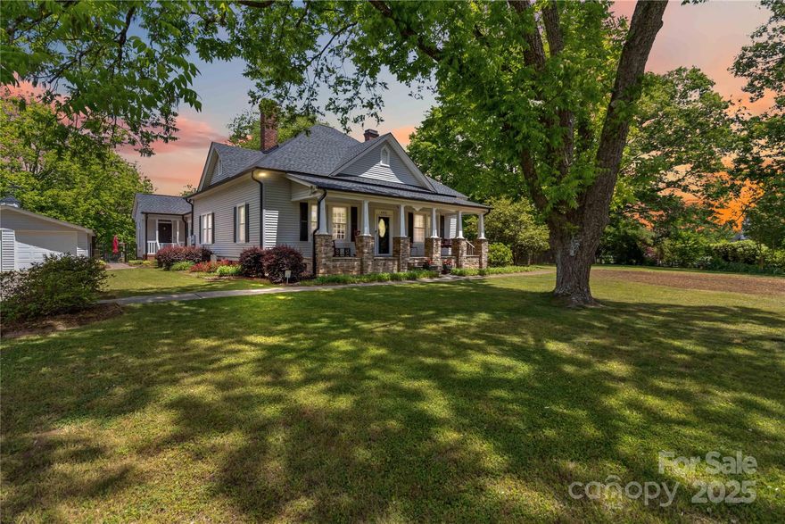 Nestled on a secluded 2.5-acre estate, 4960 York Highway feels like stepping into a story more than a home. Originally crafted in the late 1800s, this residence carries the quiet strength and charm of a bygone era—hand-built details, welcoming spaces, and the sense that time has been kind here. If these walls could talk, they would share over a century of sunrises across open fields, family milestones, and seasons spent gathering on the wide, rocking-chair porch.

In the 1990s, the home was thoughtfully expanded—carefully shaped to honor its past while bringing in modern comfort. The blend is seamless: sunlight spills through the living room and family room, formal dining spaces echo with character, and the galley kitchen combines granite countertops with stainless steel appliances, showing how the old and new can coexist beautifully.

Three bedrooms round out the interior, including a bright primary suite with sunroom access and a shared ensuite bath—spaces that feel both timeless and comfortably updated. Step outside and the story continues across an expansive backyard, a generous deck perfect for gatherings, and a detached two-car garage.

For hobbyists, collectors, or small-business dreamers, the property delivers exceptional versatility. A 26x36 insulated workshop with two 8x10 roll-up doors stands ready for projects of all sizes. Two additional workshops add even more possibilities—including the original outbuilding from circa 1900, still standing with the same determination it had more than a century ago. It is being conveyed as-is as a testament to the property’s history.

BACK ON THE MARKET AT NO FAULT OF THE SELLER!
The home has appraised for the asking price, and all repairs from the home inspection have been completed—report available upon request.

A rare opportunity to own a home where every generation has added its own chapter, 4960 York Highway is ready for the next.