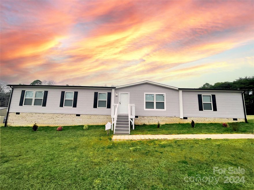 GREAT new price! Location, location, location! If you want a big home with lots of space in a great location, this property is for you! This 4 bedroom home, built in 2021, has everything you need and want ON ONE LEVEL: a kitchen with a large island and all new appliances, beautiful bathrooms, an open floor-plan, and a level backyard on just under an acre. The new shed offers additional storage for your Christmas decor and other belongings. This Bethlehem location is ideal! Blackburn Wike Rd is a dead-end and has low-traffic, yet you will be close to grocery stores, a public access point to Lake Hickory, and so much more. Wittenburg Access Area for Lake Hickory is a 4 minute drive.
Brand-new fencing in the backyard was just installed, so bring your dog!