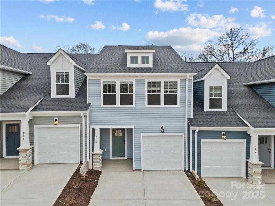 Welcome to Aspen Ridge! Distinguished homes in Lyman, SC, less than an hour to Asheville. Live effortlessly with easy access to I-85, nearby schools, shops, parks and restaurants.
The Litchfield home has 1600 square feet of open living space. The kitchen is a must see with stunning light brown cabinetry, white Quartz countertops, island with sink, and stainless steel appliances including a gas range/oven and refrigerator.  Off of the breakfast area you will have a patio with a storage closet that overlooks your yard area. The staircase off of the family room takes you upstairs to the  Primary Suite that features a walk-in closet and bathroom with a dual vanity and 5 foot shower with glass doors. Two additional bedrooms, full bathroom, and laundry with washer/dryer included complete the second floor. All our homes feature our Smart Home Technology Package including a video doorbell, keyless entry and touch screen hub. 
Come by today to make Aspen Ridge your new home!