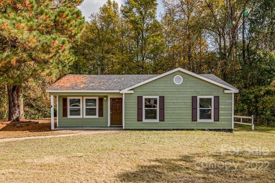 Completely renovated 3 bedroom 1 bath home on a large level lot. Come and check out the open floor plan, newly installed LVP flooring, HVAC, water heater, roof & bathroom have been updated. The whole home has been freshly painted inside and out. Great starter or retirement home. Come and sit on the front porch & relax! Move in ready! Agent Owner