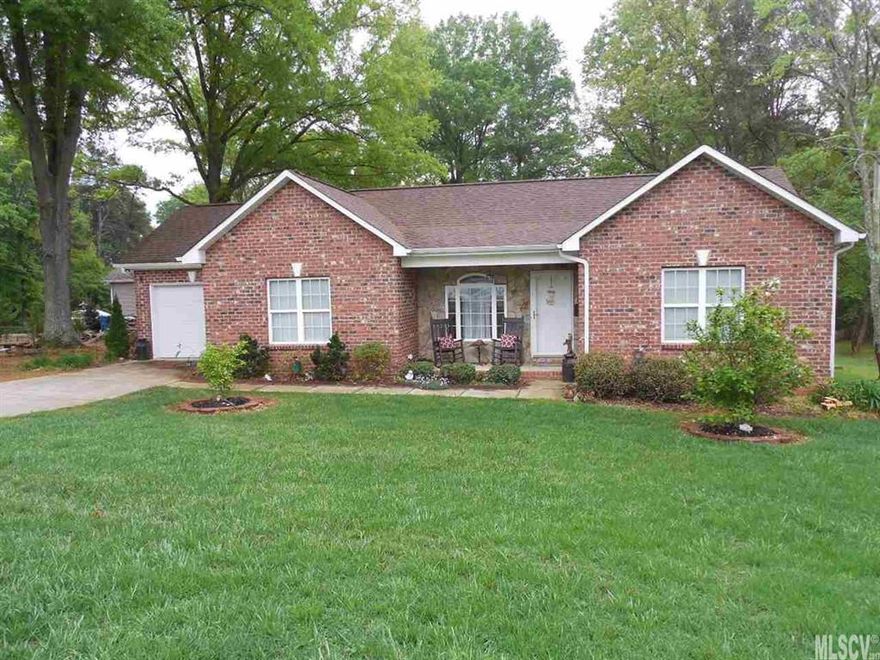 This 3 bedroom, 2 bath, brick ranch has an oversized deck (8x20), a single attached garage & a 20x23.5 detached 2-story garage with a separate driveway. New laminate floor in the kitchen, living room, dining & halls. Nicely landscaped lot. Home is move-in ready. Neutral colors. Refrigerator, stove, dishwasher & microwave remain.