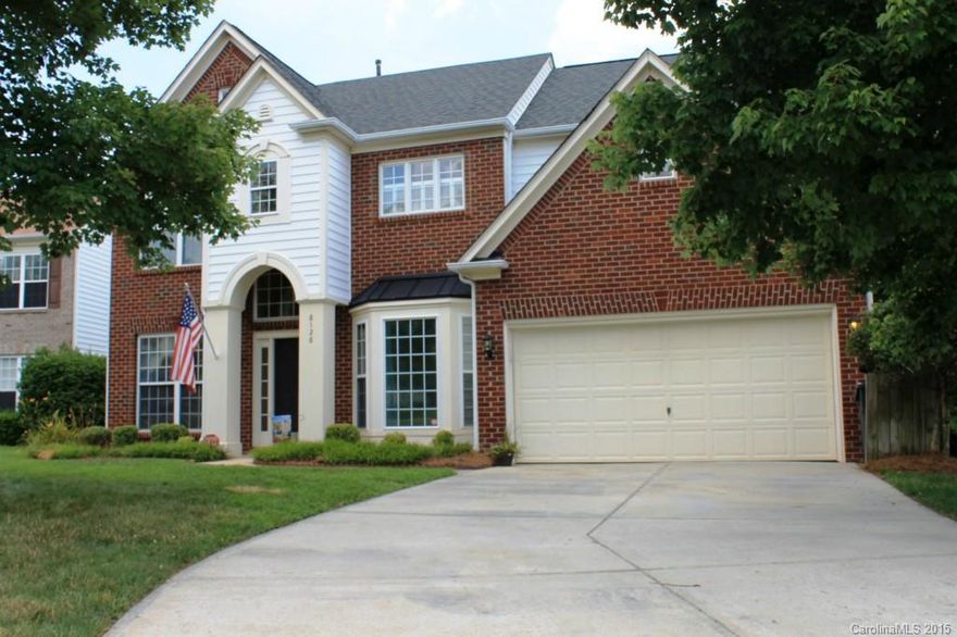 Perfect cul-de-sac location in Highland Creek with common green space in back & 5-min walk to pool & tennis. Soaring ceilings in Foyer & Great Room open to Sun Room and Breakfast/Kitchen.  Tons of cabinets in the Kitchen featuring island & new SS 5-burner gas range/microwave/dishwasher. Formal Dining Room w/trey clg & wainscoating. Master with cathedral clg, walk-in closet, & ensuite Bath. Huge back deck & attached 2-car garage make this the perfect home! 1-yr home warranty included.