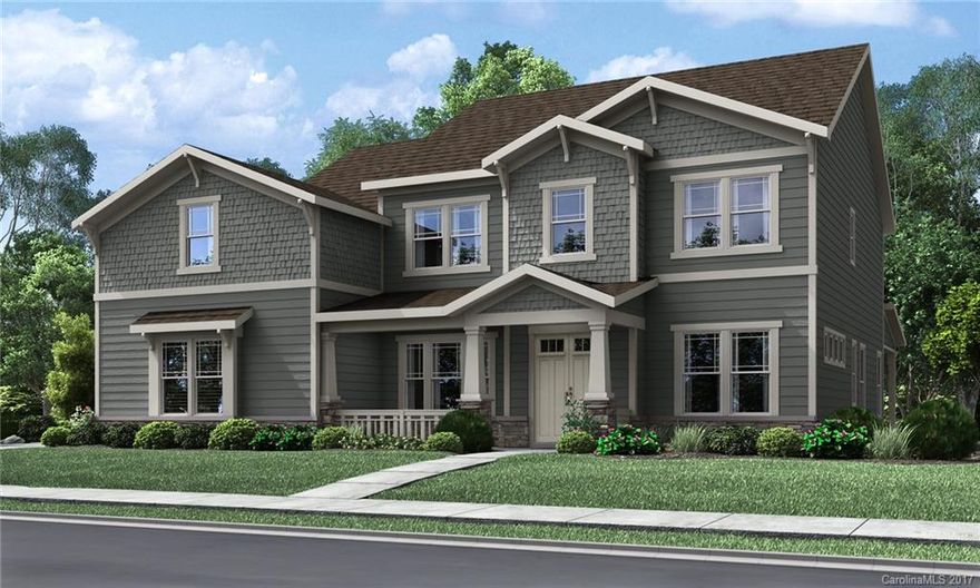 The Legacy Craftsman exterior offers an inviting front porch  When you enter this open floorplan you are greeted with a 2 story foyer, formal dining & guest suite, as well as a double staircase! The gathering room w/ fireplace connects to the large casual dining, outdoor living w/screened porch & fireplace & gourmet kitchen. The kitchen includes upgraded cabinetry, granite & a huge pantry!The 3rd car garage is over-sized ( 19.8x20.5) The owner's retreat includes a luxurious bath & huge closet!