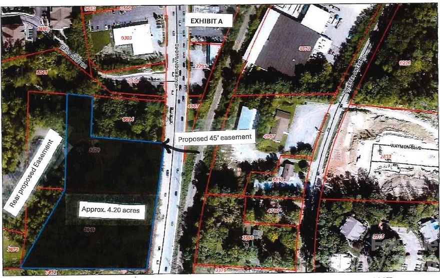Development Property Available in high growth commercial corridor along Hendersonville Rd in south Asheville.  Approximately 4.2/ac subdivided out of a larger tract.  Excellent general office, medical office, multi-family site.  Zoned office in the City of Asheville.  Approximately 400' frontage on Hendersonville Rd.