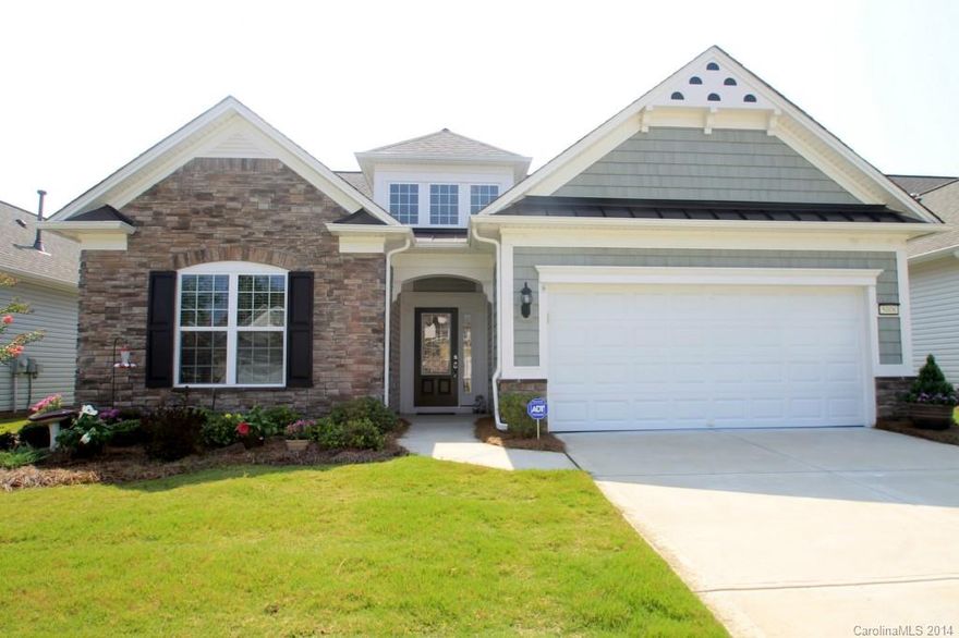 Popular Vernon Hill Model Features Loft, 4 Bedrooms, 3 Baths, Sunroom & Office. Gourmet Kitchen w/ Granite Countertops, Stainless Appliances, Maple Flat Panel Cabinets, & Breakfast Nook w/ Built-In Desk. Hardwoods Throughout Most Living Areas, BRAND NEW Hardwoods in Great Room. Loft Offers a Second Great Room w/ Endless Possibilities! Sunroom Leads to Patio with Landscaping! Walking Distance to “The Lodge”, Sun City’s Second Amenity Center! Amenities Galore in this Active Adult Community!