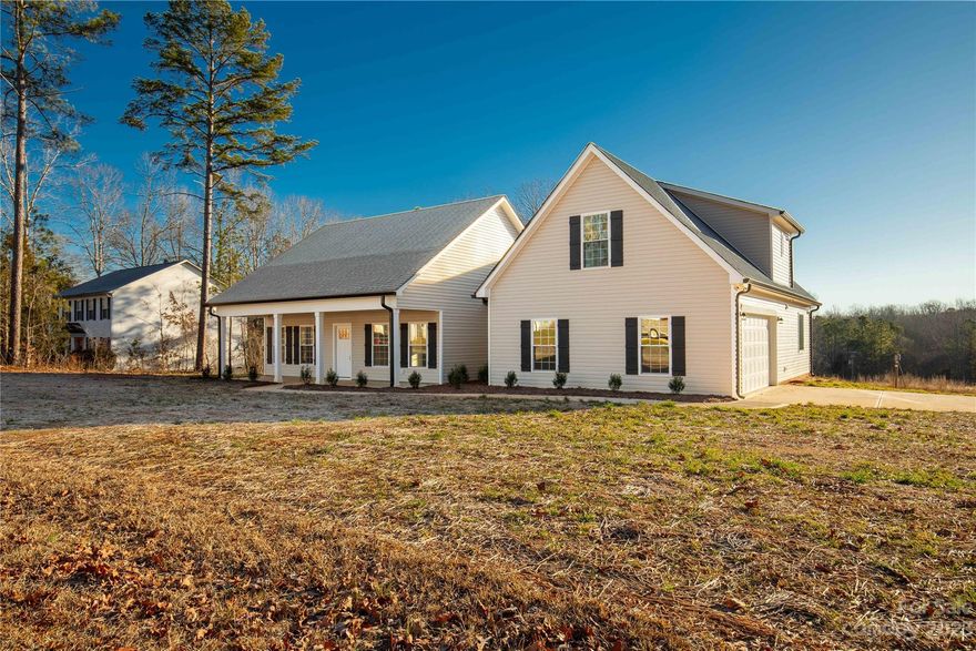 Welcome to this stunning new construction in Arrowood! This 5-bedroom, 3-full bath home features a desirable main-floor primary bedroom. Abundant natural light floods the interior through beautiful windows, showcasing the open floor plan. Situated on a corner lot spanning over half an acre, this property offers privacy and space. The extra-long garage provides ample parking. Enjoy the community atmosphere with an optional membership to the neighborhood's pool, all without the burden of HOA fees. Your dream home awaits!