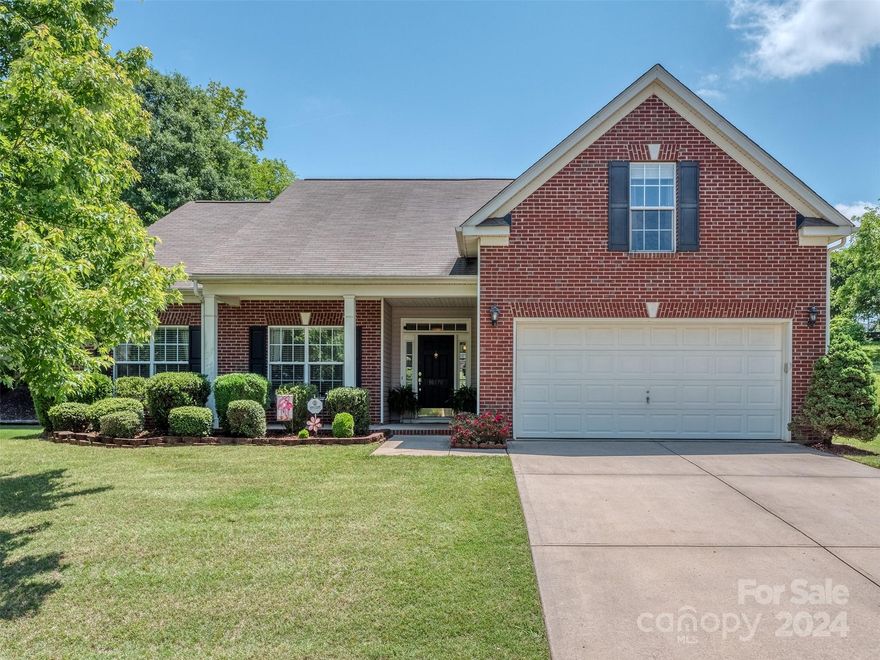 Welcome home to Fabulous Fort Mill!  This amazingly cared for home is in pristine condition & ready for the most discerning buyer.  Mostly on the main floor, this 1 1/2 Story home features a rocking chair front porch, welcoming foyer, open floorplan with updated hardwoods throughout the main floor with tile in the baths.  The great room is huge with gas log fireplace & is open to the sunroom, kitchen, breakfast area, & dining room making this home perfect for entertaining.  The Sunroom also has lovely hardwood floors & has access to the rear patio & private back yard.  The bedrooms are on the main floor including the primary which has a lovely walk-in closet & primary bath with tile.  The guest rooms are spacious with one being used as an office.  The 2nd floor has a large bedroom/bonus room which could be a great theatre or game room. Zoned for top rated Harrisburg Elm, & Indian Land Middle/High, & with continued development in the area, this property is sure to be a great investment!