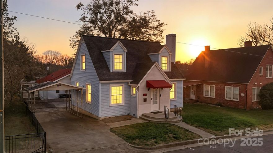Step into the timeless charm of this 1940 Cape Cod full of character, craftsmanship, and classic details that are harder to find today. Solid interior doors, vintage hardware, built-ins, and period touches give this home a warm, inviting feel from the moment you enter. The main level offers a welcoming foyer, a cozy living room, a dedicated dining room, a galley-style kitchen, 1 spacious bedroom, 1 full bath, and a convenient laundry room. Upstairs you’ll find 2 additional bedrooms, each featuring two closets plus built-ins, along with a second full bath. 
A partial basement with both interior and exterior access offers extra storage and potential for work space. 
Located approximately ½ mile from the vibrant downtown district, you’ll enjoy easy access to shops, restaurants, galleries, and a growing lineup of community events. Just 1 mile to Frye Regional Medical Center and 5 miles to Catawba Valley Medical Center, this home offers excellent proximity for work, travel, and everyday convenience.
Whether you're a first-time buyer looking for a home with character or an investor seeking an opportunity for rental income or a potential short-term rental, this Cape Cod delivers charm, location, and versatility. Come see the possibilities and make it your own!