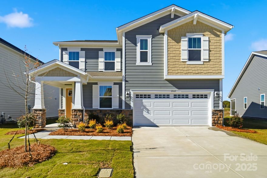 This Redwood CR home is perfect for the family. 4 bedrooms with 3 full baths and one bedroom is a guest suite down. Beautiful kitchen with large island that overlooks the gathering room. Up stairs you will find 3 bedrooms with a large loft and 2 full baths. The primary bedroom is designed for a king size bed, has a tray ceiling and the primary bath has the super shower with seat.