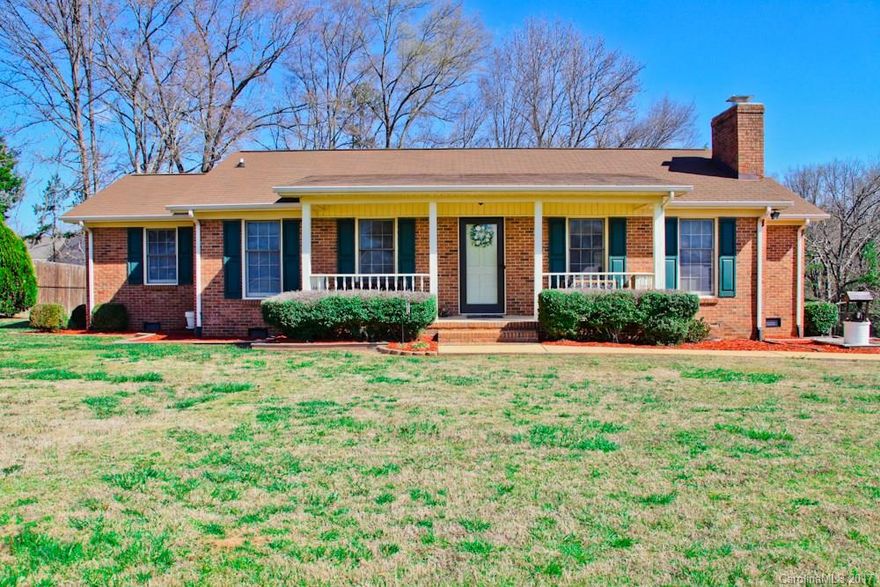 Immaculate, one owner, FULL BRICK RANCH home, resting on 2 acres in FORT MILL, a UNIQUE find. 274 feet of road frontage. House renovations include all new plumbing & hot water heater 2015, new pool filter & awning over back door 2017, roof 2011, too many to list, please see the list in the attachments as well as plat of land. Beautifully done combination "work shop,man cave" (12x20) convenient to home. Beautiful, large in-ground pool. RV pad w/electric hookup. It is a pleasure to show this home.