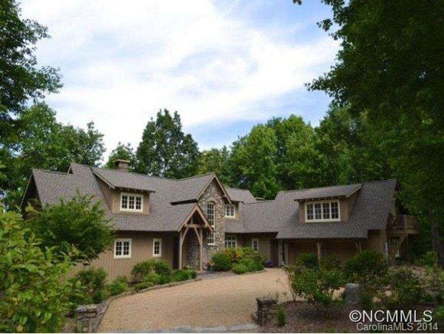 Expansive home features open living area w/custom finishes, beautiful layered mtn views, screened & open deck. Gourmet kitchen w/lg center island, custom cabinets, stainless appliances & breakfast nook. Balsam Mountain Preserve is a private 4,400 ac club community w/3,000 acs of protected conservation land & completed amenities-golf, equestrian, scenic trails, tennis & dining. MLS only listing. All contracts to be provided directly to Bruce Fine.