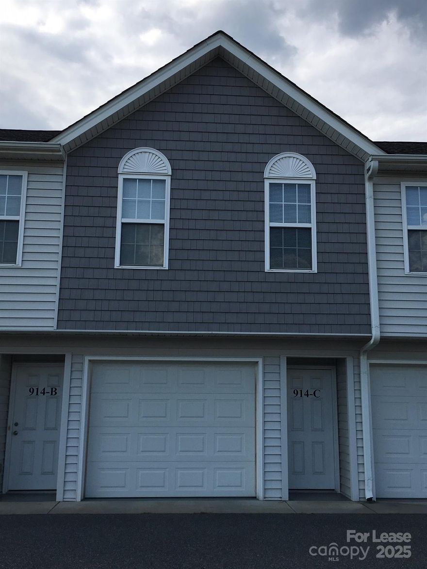 JUST REDUCED!!! Townhouse style 2 BR unit with Garage. Includes Master BR, Walk-in Closet, Master Bath, Kitchen/Dining, Living Room on upper level, 1st level washer/dryer included at no charge but no warranty and additional room with adjacent half-bath can be used as a bedroom or den/study/storage area. Outside patio. Small/Medium pets allowed (additional fees apply). Water service included at no extra charge!