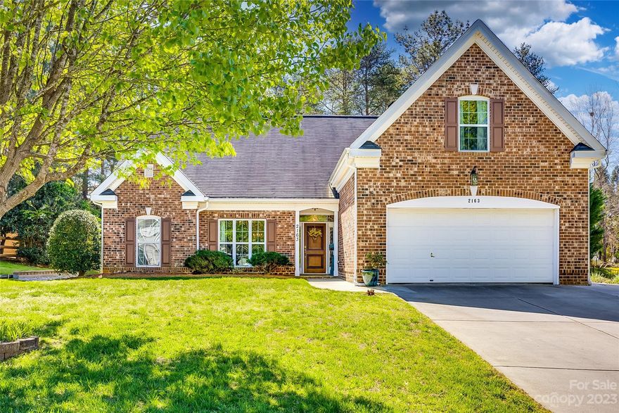 Beautiful home in sought after Legacy Park community just over the SC line!   This home features hardwood flooring throughout the main living area, gas fireplace, open floor plan, kitchen with plenty of counter space, double ovens, breakfast bar, eat in kitchen that looks out to the covered porch and beautiful backyard.  Main floor primary suite features a tray ceiling, walk in closet, and recently updated bathroom. Split floor plan with 2 bedrooms and updated secondary bathroom. Fourth full bedroom and updated bathroom are privately located on the second floor. Shopping and dining right around the corner in Indian Land and just a short drive to Fort Mill, Charlotte and Ballantyne. The neighborhood amenities include a swimming pool, gym/fitness area, playground & more. This home is move-in ready home and has been meticulously maintained!