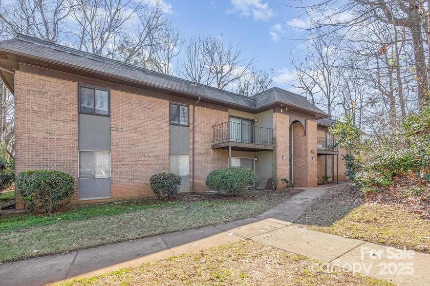Beautifully fully renovated move-in-ready Condo.  1 block to Light Rail Blue Line stop and less than 1 mile to UNCC main campus.  Perfect for investors looking for a positive cash flow opportunity.  Only open floor plan unit in the complex!  Upgraded cabinets, All windows and sliding glass door replaced; double pane, insulated, and energy efficient!  HVAC and Water Heater have also been replaced.  Brand new appliances include 5 burner stove, microwave, dishwasher, and refrigerator.  This unit is also the only unit in the complex with an in-unit washer and dryer. Entire unit has new paint (including all ceilings and new flooring).  This unit is Truly "Move-in Ready"!  This is priced to sell quickly!