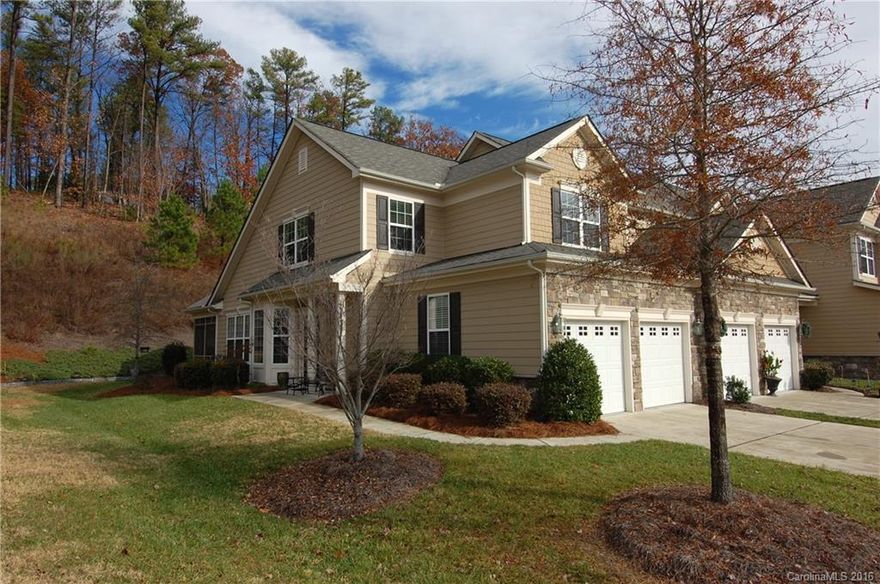 Amazing end unit town home in sough after Lake Shore. Rich hardwood floors throughout the main level. Beautiful cabinetry, SS appliances, flowing granite countertops, & intricate tile backsplash make up this chefs kitchen. The great room offers a gas log fireplace. Master bedroom is situated on the main level. The master bathroom features dual sinks & a spacious walk-in closet. Spacious secondary bedrooms & large walk-in attic access. Relax on the screened in porch w/ plenty of privacy.