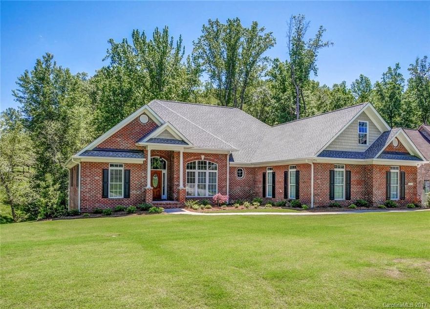 Reap the rewards of life’s unpredictability with this newly built, custom designed dream home in Rock Hill’s Water Edge.  You’ll enjoy main level living with upstairs guest suite and a full framed walk out basement for you to finish later. This beauty is embellished with exquisite trim work and floors, a chef’s kitchen, sunroom and an owner’s retreat with a spa bath you’ll never want to leave! Fireplace can be moved.