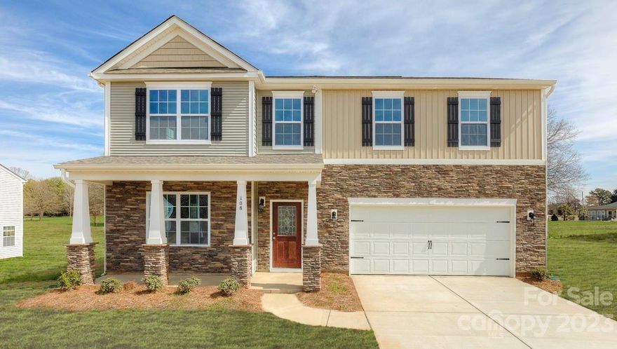 This double-story home offers a charming & functional design, perfect for those seeking comfortable & accessible living space. This home features four bedrooms, three & a half bathrooms & two-car garage. Upon entering the home, you’ll be greeted by an inviting foyer that integrates the living room, dining area, & gourmet kitchen, creating an airy feel. The chef’s kitchen is complete with top-of-the-line appliances, large countertops, ample storage space, & walk-in pantry. The primary suite serves as a peaceful retreat, offering an ample bedroom space, en-suite bathroom with a dual vanities & a large walk-in closet. The additional three bedrooms are designed with comfort & privacy & share access to secondary bathrooms. The loft is a versatile space that could be transformed into a media room, office space, home gym, or customed to fit your needs. With its thoughtful design, spacious layout, & modern conveniences, the Columbia is sure to exceed your expectations. Schedule a visit today!