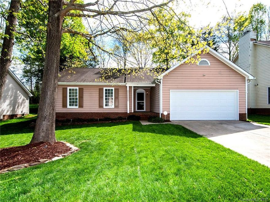 Beautifully maintained home with new HVAC and carpet in 2016, new garage door in 2017, updated secondary bath and microwave in 2015, and new refrigerator in 2012.  Private backyard.  Home won't last long at this price!