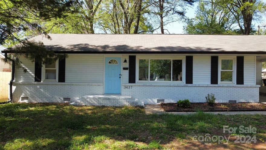 Must see this fully renovated home with convenient east Charlotte location. ASK IF YOU QUALIFY FOR EXCLUSIVE LENDER GRANT OF: 3% of purchase price toward down payment (up to $10k)...PLUS, up to $7,500 toward closing costs!! Close proximity to Plaza Midwood, NODA, and surrounding areas. Lots to love with this charming 3BR/1.5BA home including: fully renovated kitchen with quartz counter tops, tile back splash, and stainless appliances; open floor plan; fully renovated bathrooms; desirable and easy to maintain LVP flooring throughout; good-size yard with some privacy fencing in back. Plenty of natural light as well as updated recessed lighting and light fixtures throughout the home. Relax and entertain in your private backyard with patio and plenty of beautiful, mature trees. New HVAC! Virtual tour available. Come make this move-in ready home yours today!