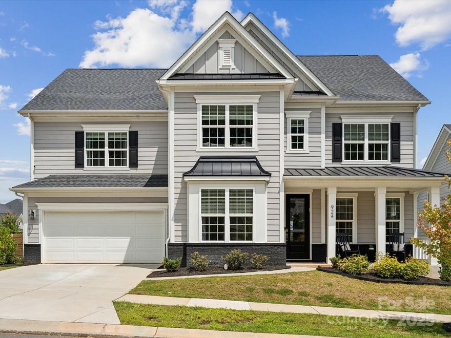 Better than new Taylor Morrison home with pool in Massey! Built in 2021, this gorgeous 5-bedroom, 3.5-bathroom home is the one you've been waiting for. Featuring both a formal dining room and an office, a large family room with a gas fireplace, a chef's kitchen with too many upgrades to list, a breakfast nook surrounded in windows, and a guest suite downstairs - you'll be impressed as soon as you walk in the door! Upstairs is the primary suite, 3 additional bedrooms plus a loft and bonus room! Outside is a screened-in porch, beautiful deck, in-ground pool (fully fenced for safety), and still plenty of yard to enjoy! Zoned for the award-winning Fort Mill school district, community amenities include a pool, a lazy river, a waterslide, parks, playgrounds, and a clubhouse, this home is everything you could want and more!