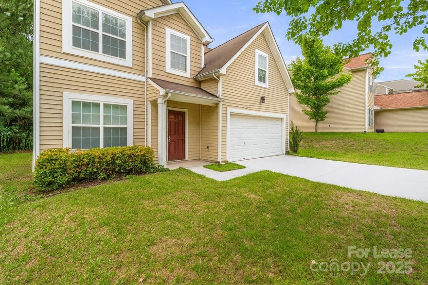 Step into this inviting 3-bed, 3-bath home located on a cul-de-sac; offering an open floorplan ready for comfortable daily living and family gatherings. This homes layout flows beautifully from the bright living area to the well-appointed kitchen, with plenty of room to spread out. All bedrooms are situated on the second floor, along with a spacious bonus room ideal for an office, playroom, additional living space, or whatever best meets your needs. A 2-car garage adds everyday convenience.  Ideally located just minutes from I-485, Northlake Mall, Riverbend Village, and a variety of shopping and dining options. This pet friendly home puts everything you need right at your doorstep. A perfect blend of comfort, modern living and convenience in one location— A fantastic rental opportunity you won’t want to miss!