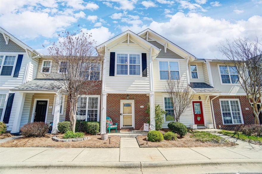 Bright and Beautiful 3 bedroom townhome located in the sought after Fort Mill community of Waterstone! Walk into this open layout townhome with an abundance of natural light, newer vinyl plank floors and an updated kitchen. Upstairs boasts your spacious primary bedroom along with two secondary bedrooms and two full bathrooms. Make sure to step out back onto the pergola covered patio to enjoy your private backyard oasis. Access to your storage unit is just off the back patio as well. Don’t forget to check out the neighborhood amenities including a club house, pool, and picnic area to name a few. Lawn and exterior maintenance is taken care of by the HOA. Convenient to 77, shopping, restaurants, and just a few miles from the lake. Fort Mill Schools!