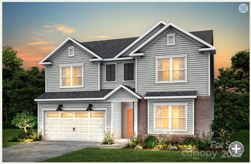 Master-planned neighborhood conveniently located minutes away from the Rivergate Shopping Center, Carolina Premium Outlets, McDowell Nature Preserve, and Lake Wylie, and in close proximity to the Charlotte Douglas International Airport and Uptown Charlotte.  This Mitchell is a 5-bed, 3-bath two-story home featuring a first-floor formal dining room, guest bedroom, and full bathroom; open floor plan; beautiful kitchen with extensive cabinetry, a huge island, and gas stainless steel appliances; and an upstairs game room + 4 more bedrooms with big closets.  We are offering a financing incentive with use of our preferred lender, for a limited time.  HOA fees includes High-Speed Internet and TV service, with an amenity center upcoming.