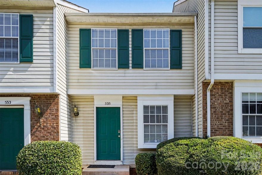 Welcome to this beautiful 3-level townhome in the heart of University City! Featuring 3 bedrooms and 2 full baths, this home offers a flexible layout with two potential primary suites, including a private basement-level bedroom with its own entrance and full bath—perfect for added privacy, guests, or rental potential. Two additional bedrooms are located on the upper level and share a full bath. The main level boasts a spacious living and dining area that opens to a cozy rear deck, ideal for relaxing or entertaining. The laundry room is located in the basement, and the washer and dryer convey. New flooring, newer HVAC/Furnace (2022), and roof (2021). Enjoy a privacy fence, low-maintenance living, and an unbeatable location just minutes from UNC Charlotte, the Lynx Blue Line, major interstates, dining, and shopping.
