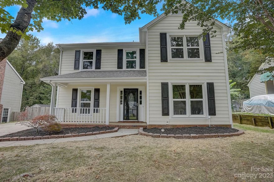 Welcome to this newly updated 3 bed, 2.5 bath home in Charlotte! Updates include all new fiber cement siding, new HVAC system, freshly painted interior and all new flooring throughout w/ Luxury Vinyl plank on main level and wet areas and new carpeting in bedrooms. Kitchen features granite countertops, freshly painted cabinets and stainless steel appliances including new dishwasher and vent hood(range and fridge)! Fenced in backyard and no HOA! Schedule your showing today!